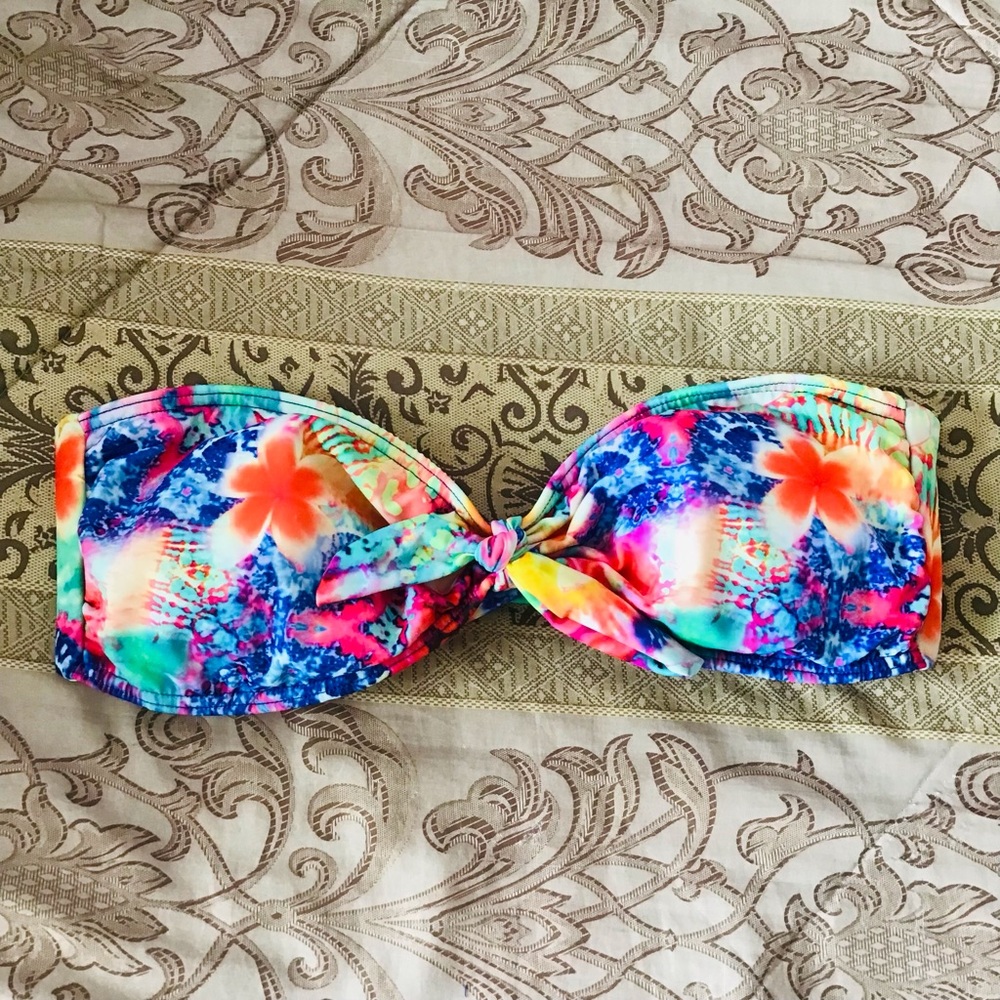 Floral Colorful Bikini Top